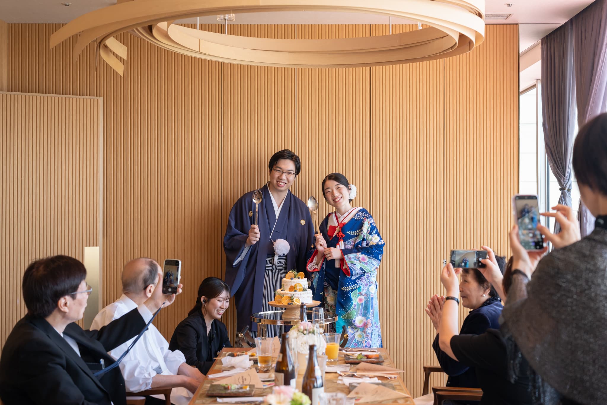和装で彩る特別な一日。国境を越えて結ばれたお二人の結婚式♥